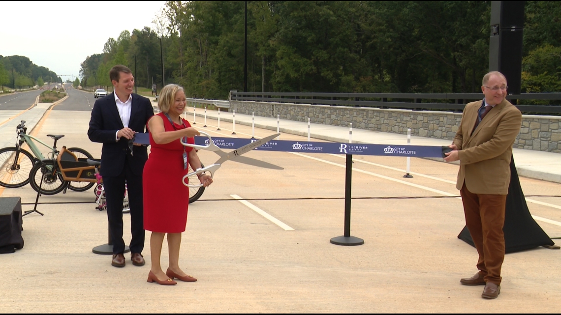 West Boulevard leading to the River District in Charlotte opens | wcnc.com