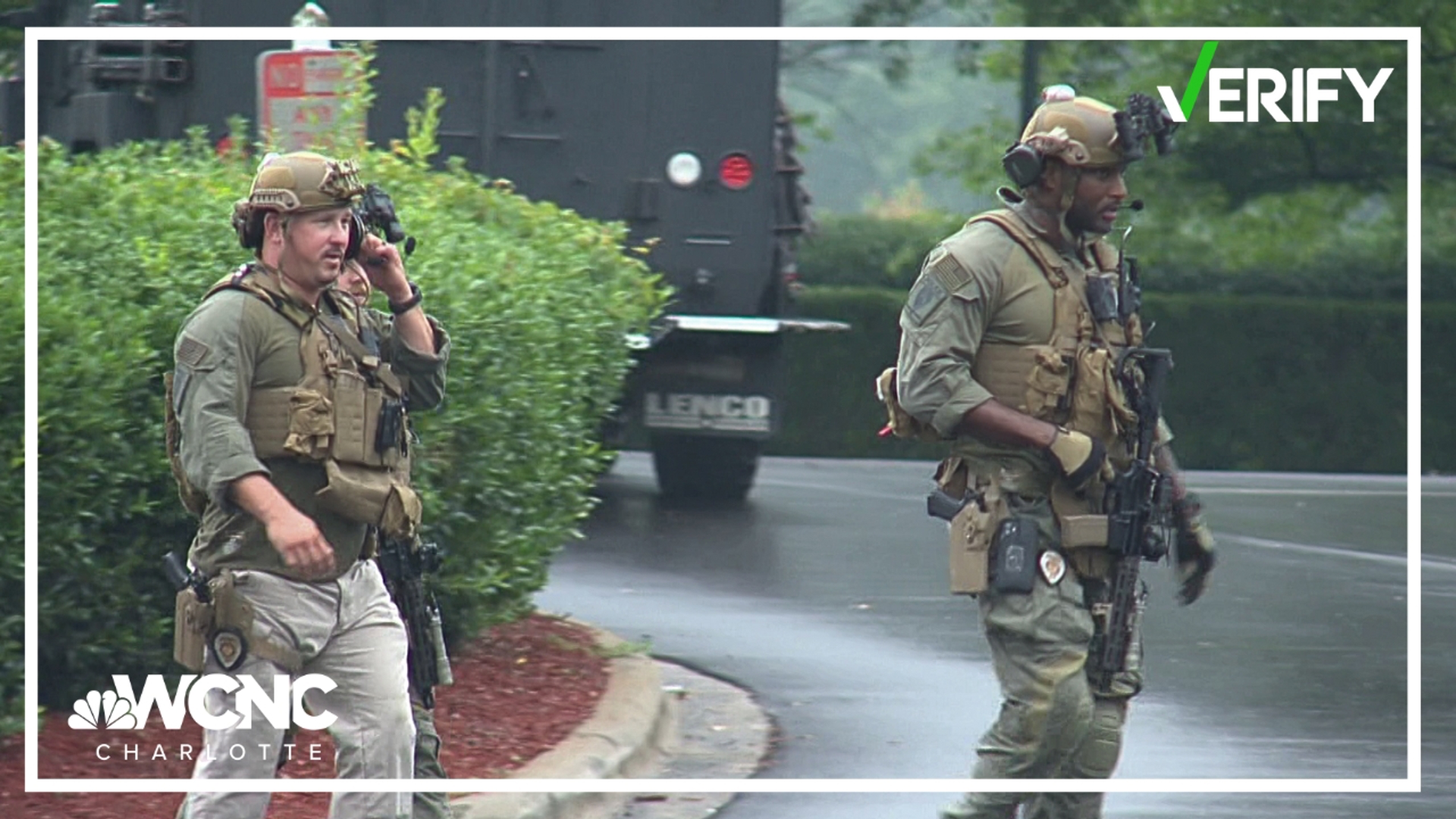 Our Verify team is on the case as some people took to social media during this stand-off.