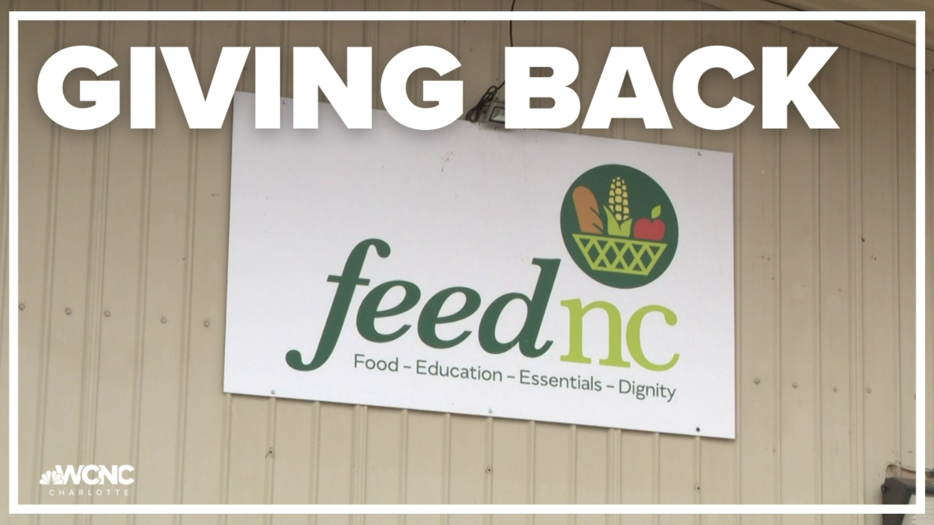 WCNC Charlotte highlights Feed NC, a Mooresville charity that serves more than a hundred people a day.