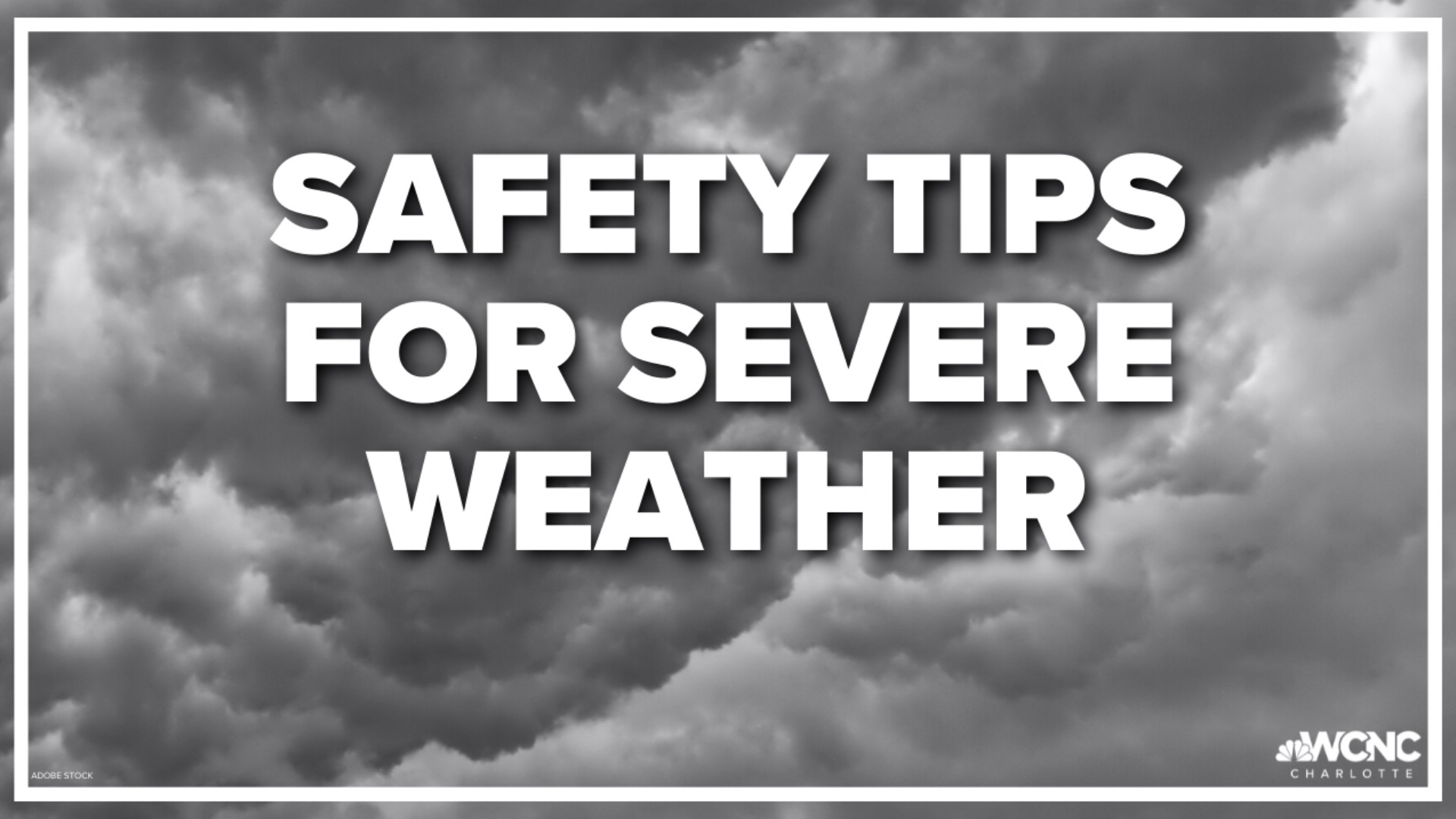 WCNC Charlotte's Austin Walker takes us through the steps of weather safety so you can get that plan in place before we have another day like today.