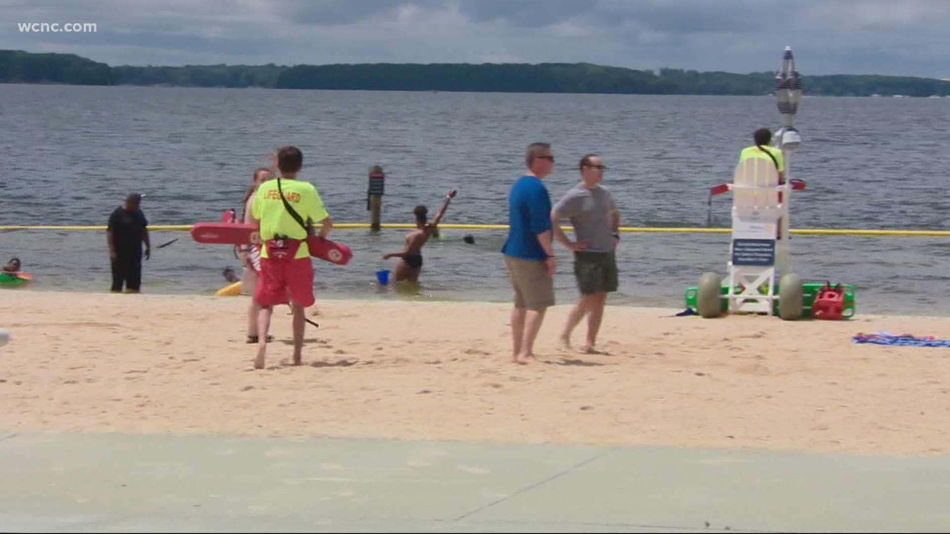 Mecklenburg County's only public beach is now open five days a week. Until now, it was only open on weekends.