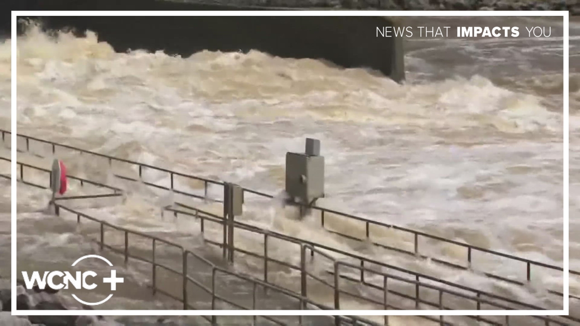 Recent rain had caused the water to rise almost 13 feet in the area.