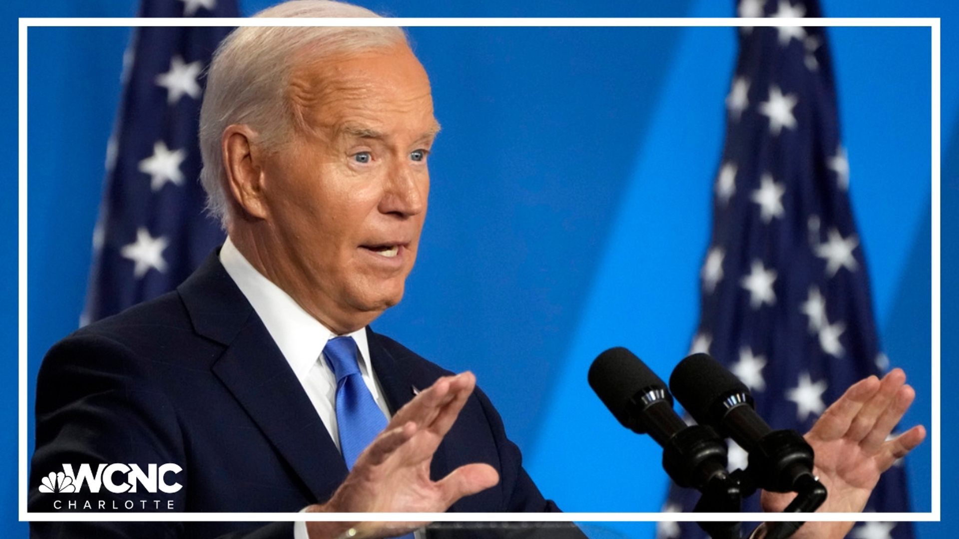 President Joe Biden will be in North Carolina Wednesday to tour areas impacted by Hurricane Helene.