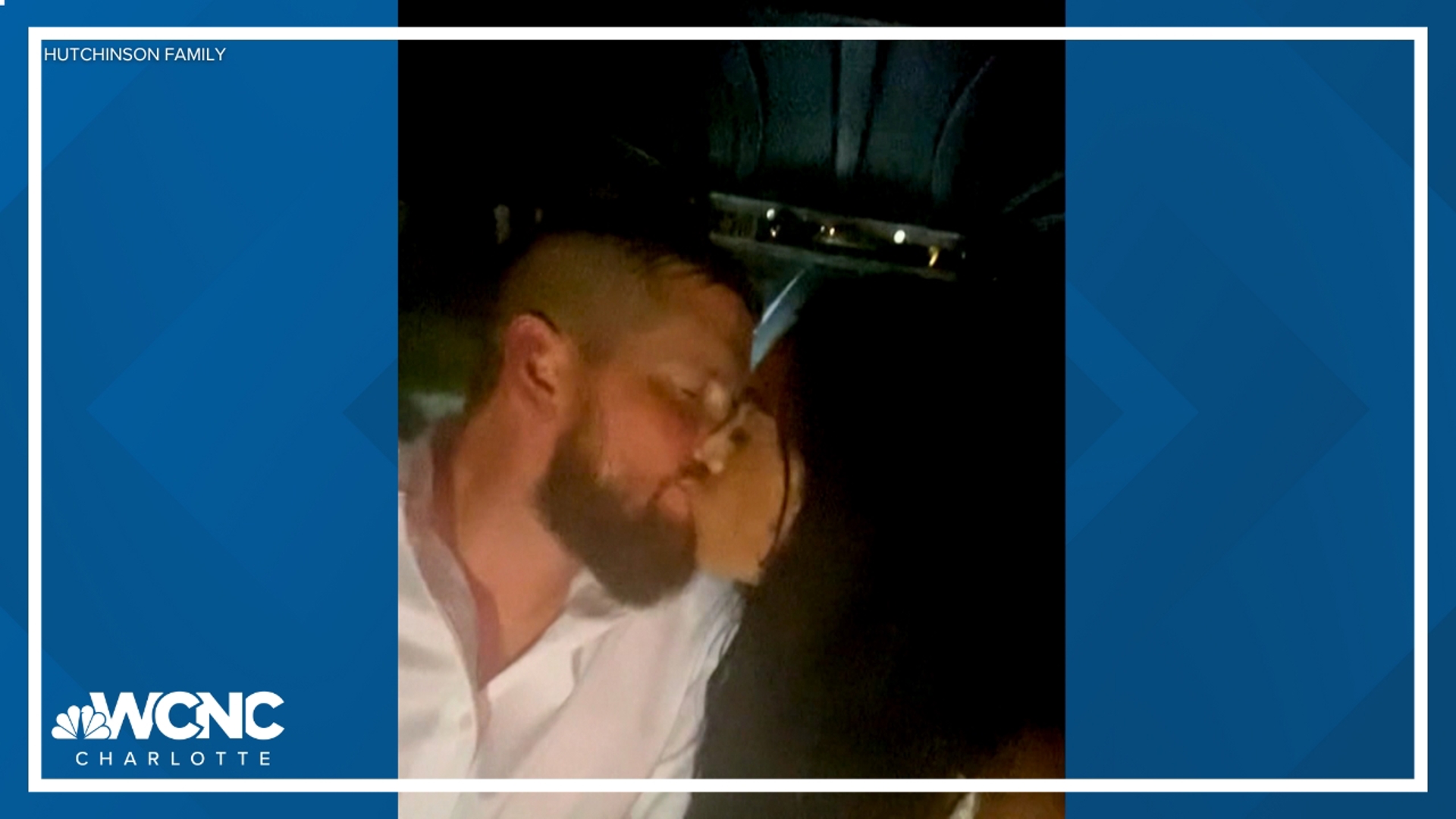 Samantha Miller and Aric Hutchinson had just been married when a drunk driver crashed into the golf cart they were riding in.