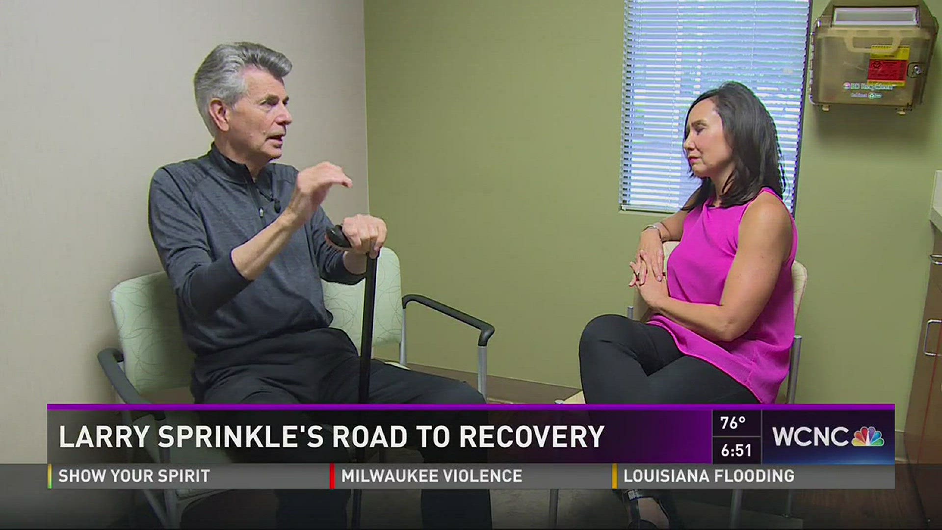 Larry Sprinkle's road to recovery