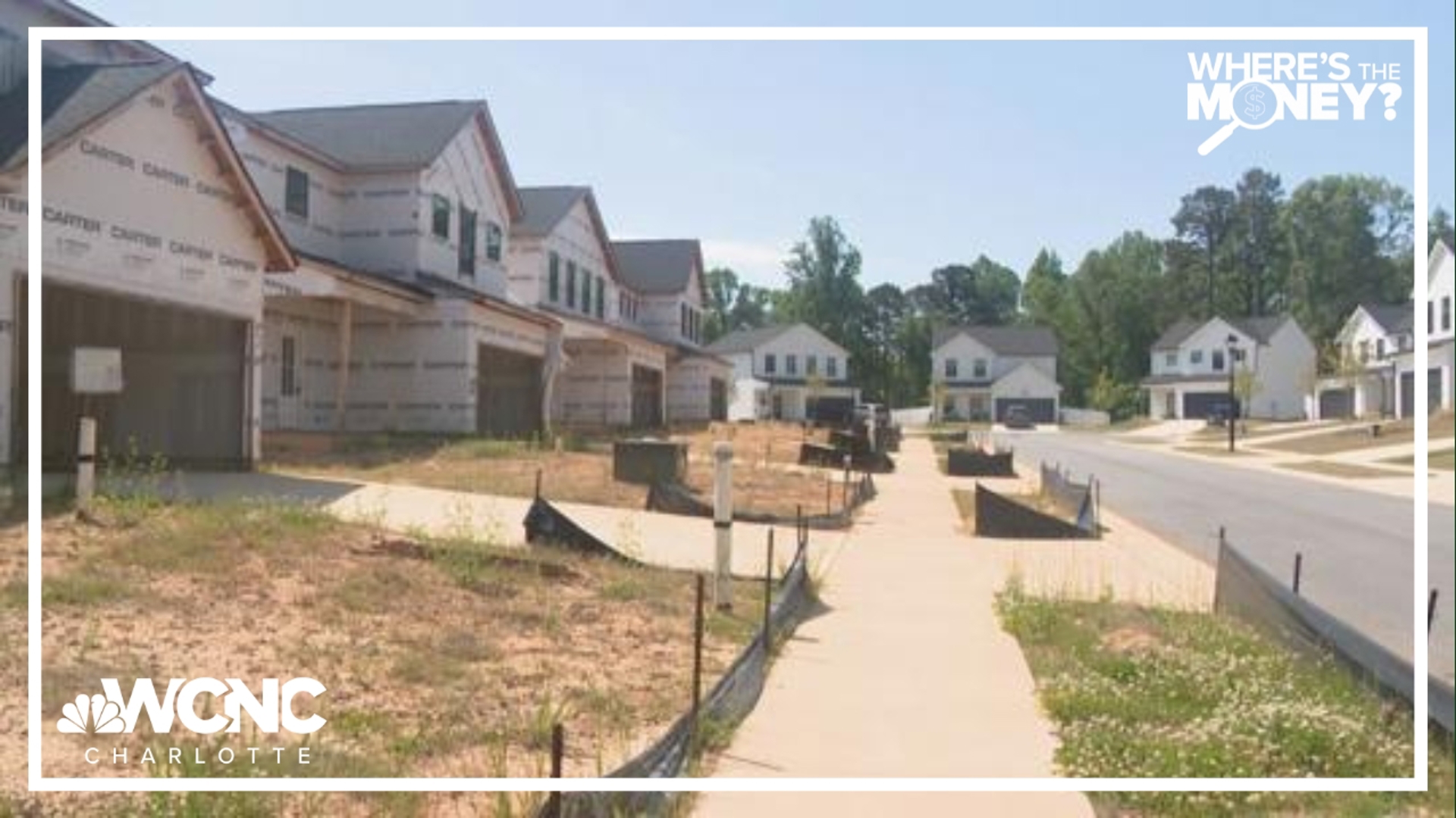 Charlotte-area homeowners upset with halted neighborhood developments, image size:1920x1080