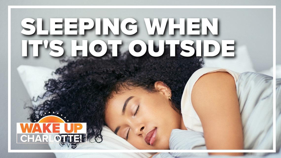 Why do you get less sleep when it's hot outside?