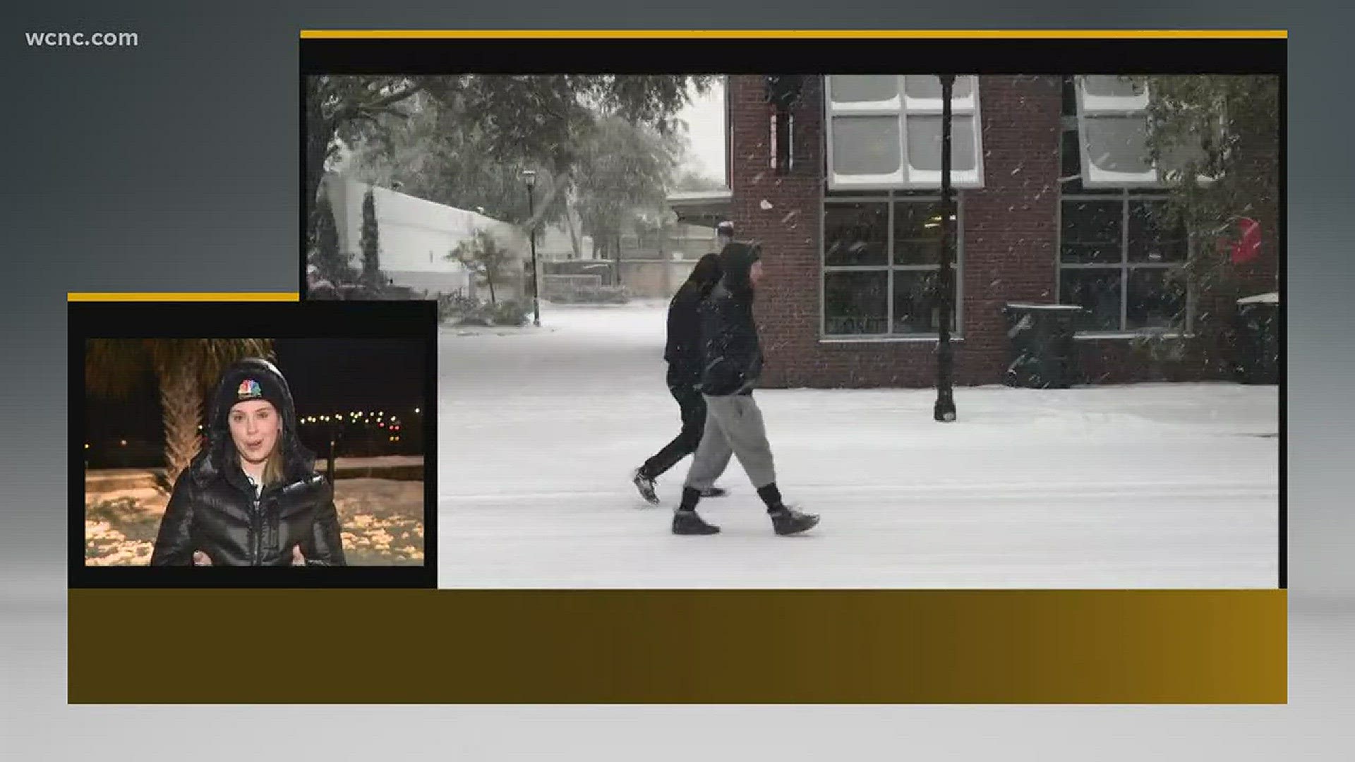 Charleston residents dealing with historic snowstorm
