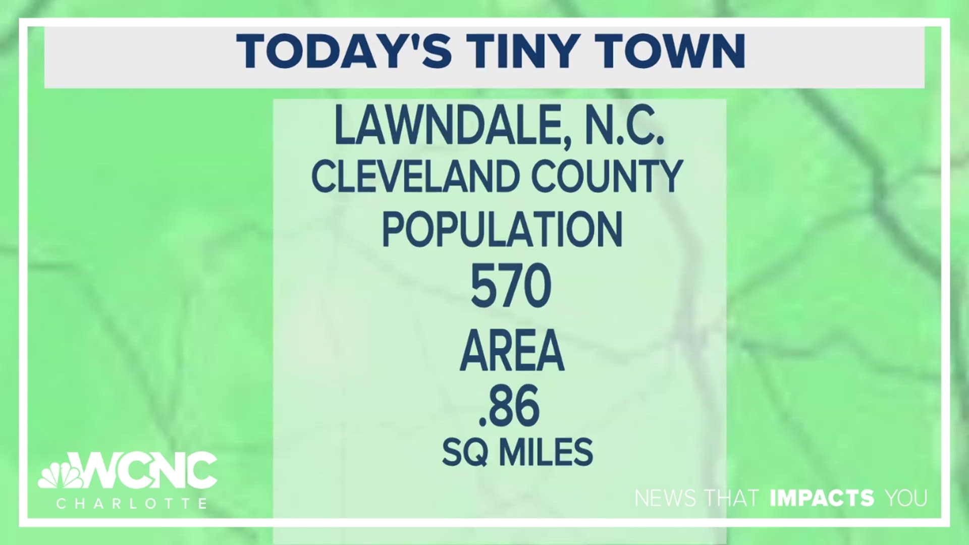 The Cleveland County town's got its name from all the nice lawns. 