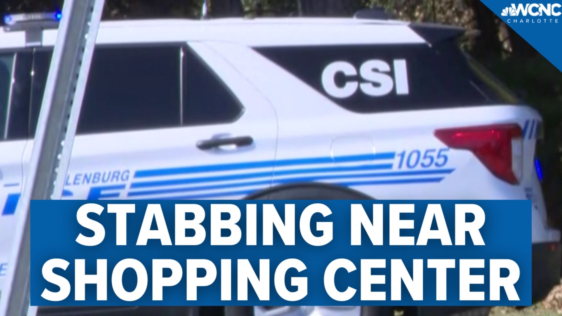 Three people were detained following a reported stabbing near the Whitehall Commons shopping center along South Tryon Street, police said.