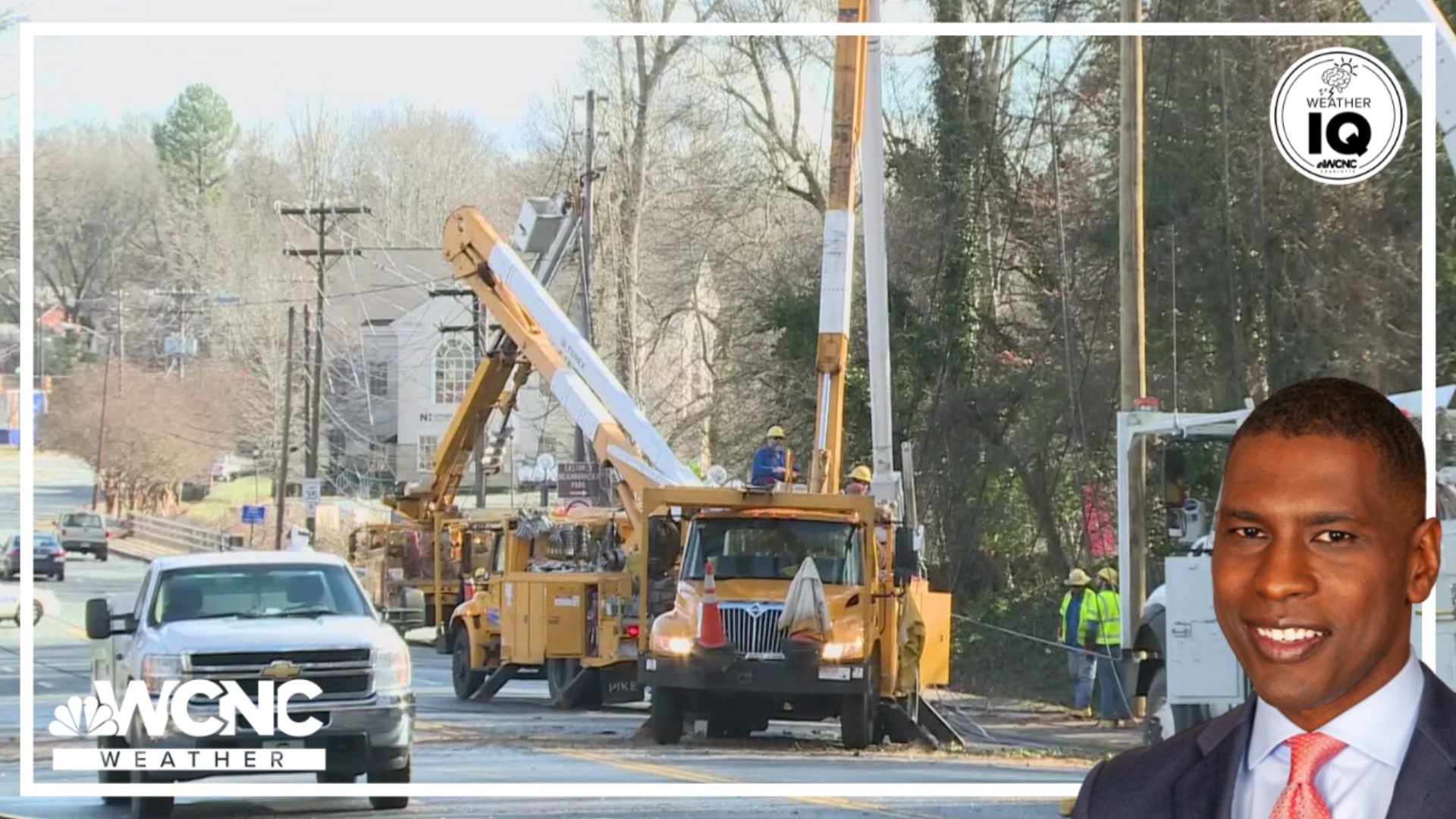 Power outages and weather are closely connected in the Carolinas.