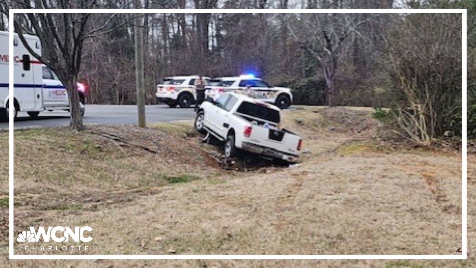 Two people were arrested after a high-speed police chase that stemmed from alleged shoplifting at Publix ended with a crash in Mecklenburg County, investigators say.