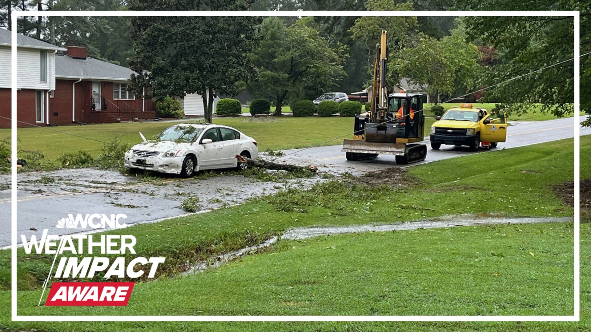 WCNC Charlotte's Jesse Pierre has been tracking the damages and flooding caused by Debby in Mecklenburg County.