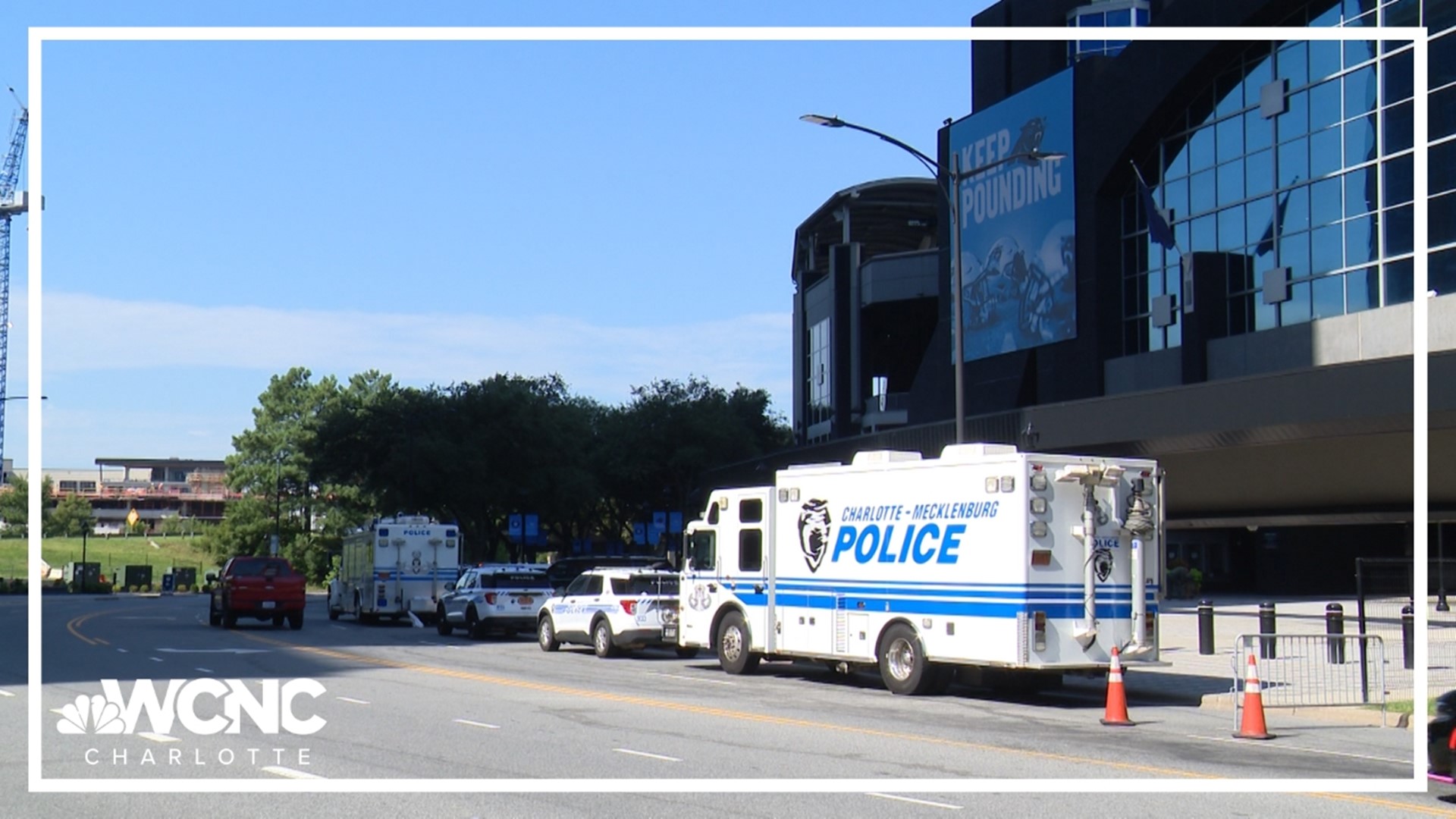 CMPD issued a notification Wednesday alerting residents in Uptown of a training exercise at Bank of America Stadium.