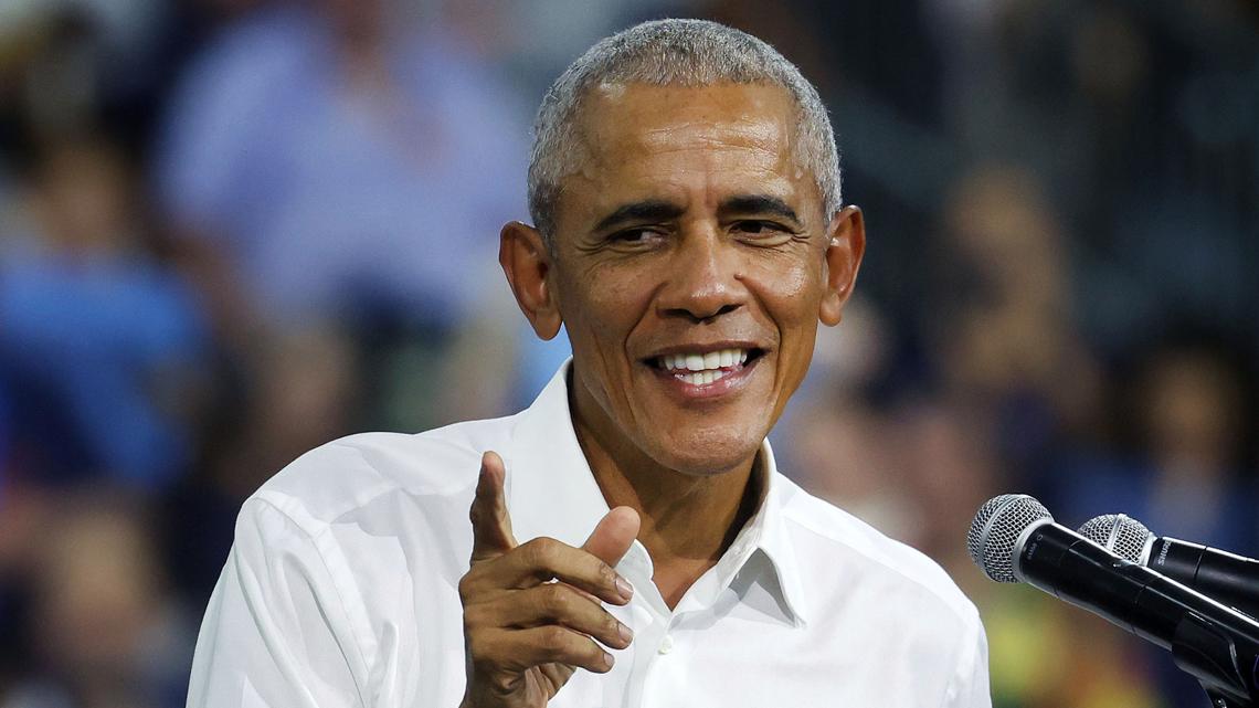 Obama visits Charlotte for Harris-Walz campaign | wcnc.com