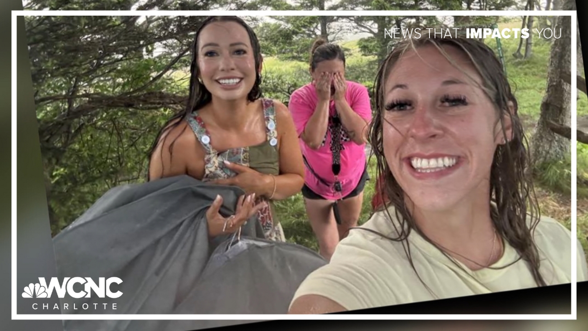 Bridal photo shoot hit by lightning at Roan Mountain | wcnc.com