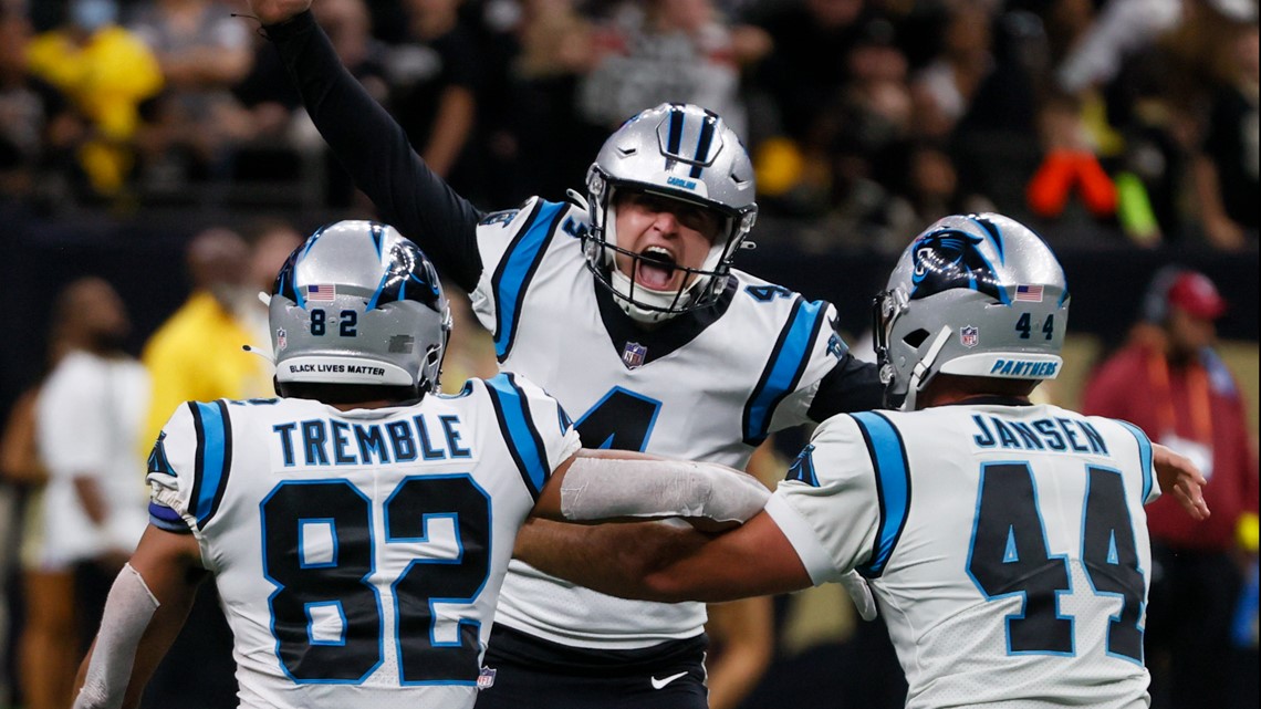 Carolina Panthers Support Breast Cancer Awareness at Sunday's Game