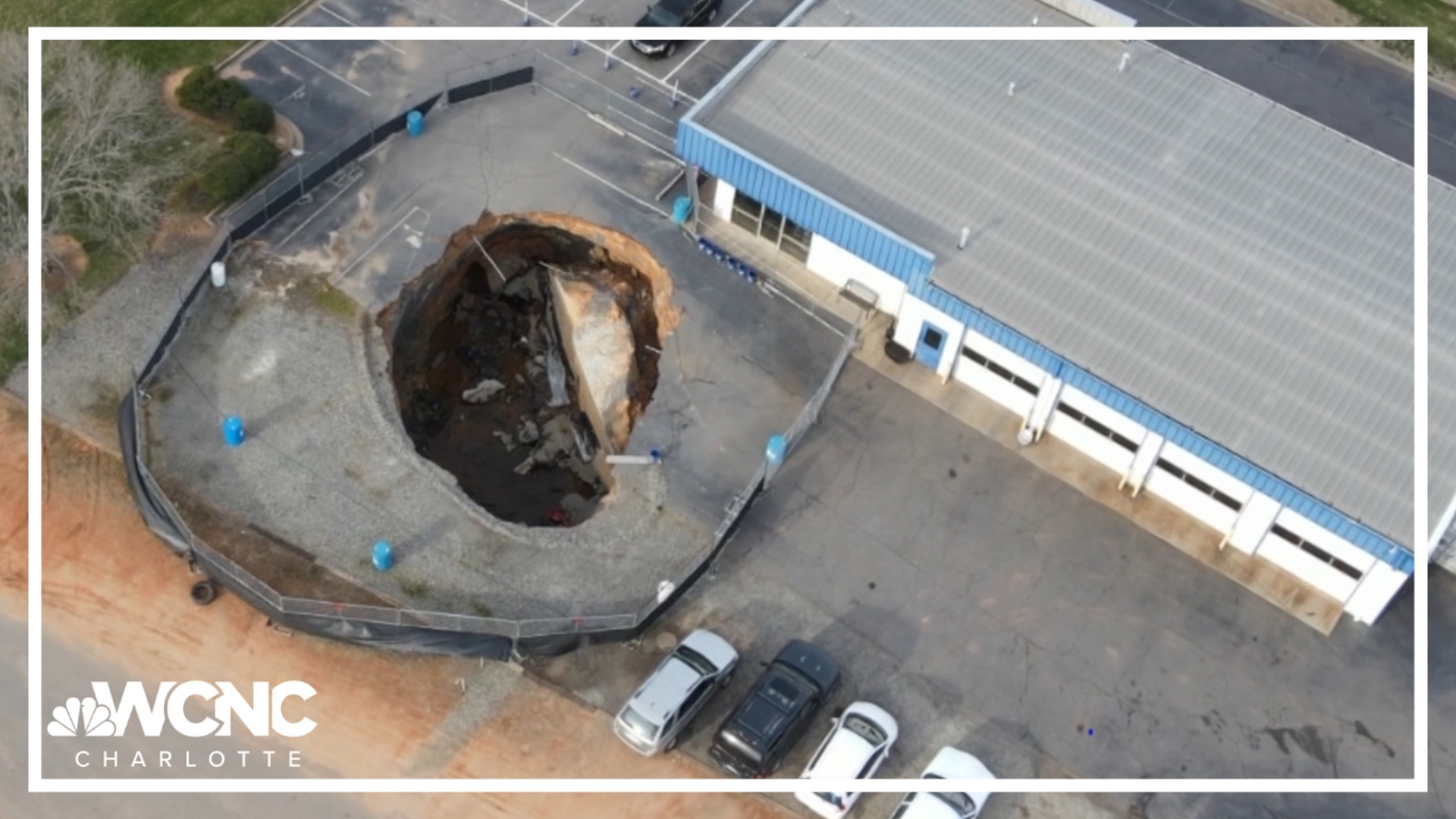 Tire Masters closed in February after being in business for nearly 30 years. The massive sinkhole closed off a large part of the company's property.