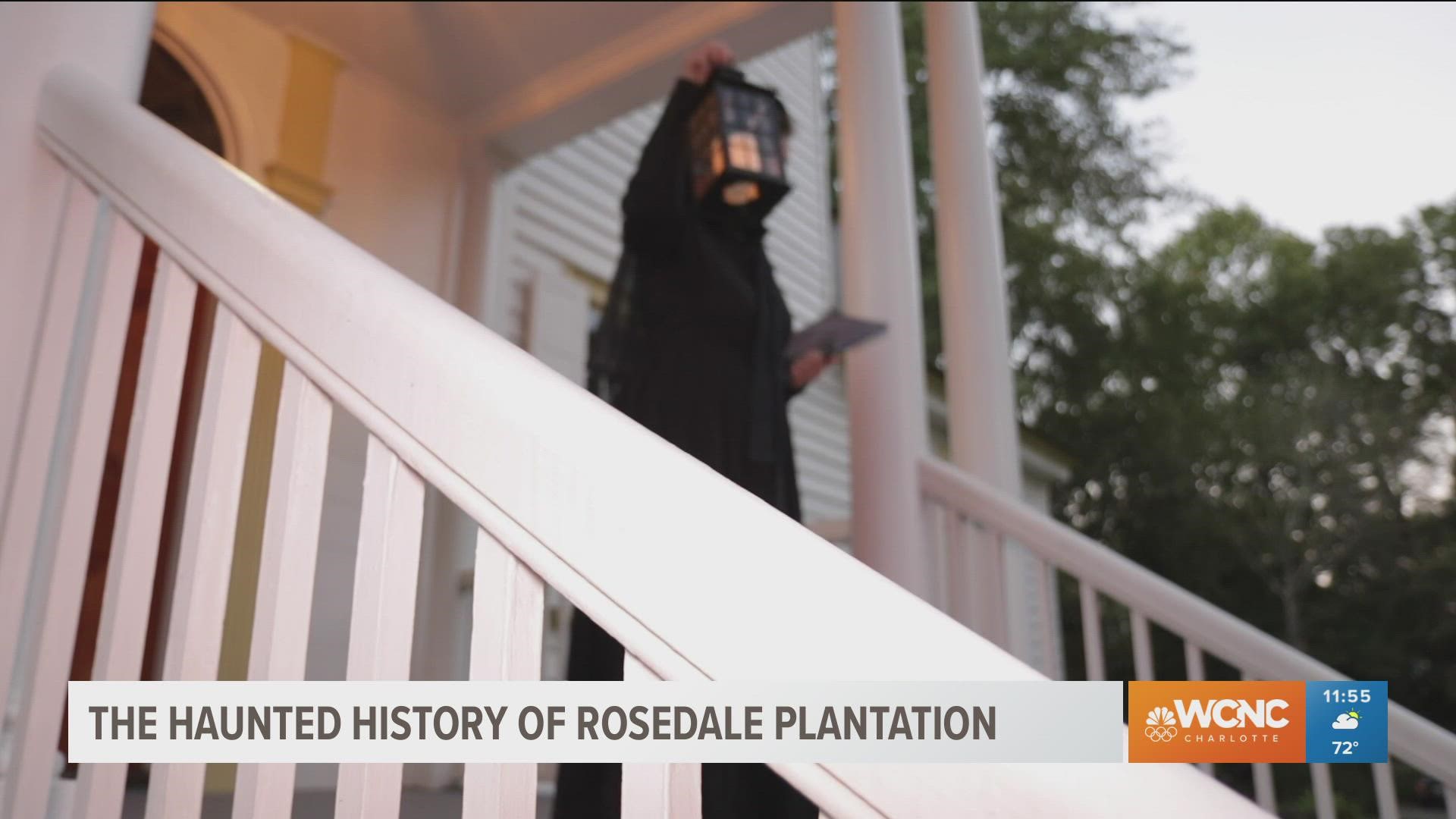 WCNC Charlotte learned the haunted history of Charlotte's Rosedale Plantation.