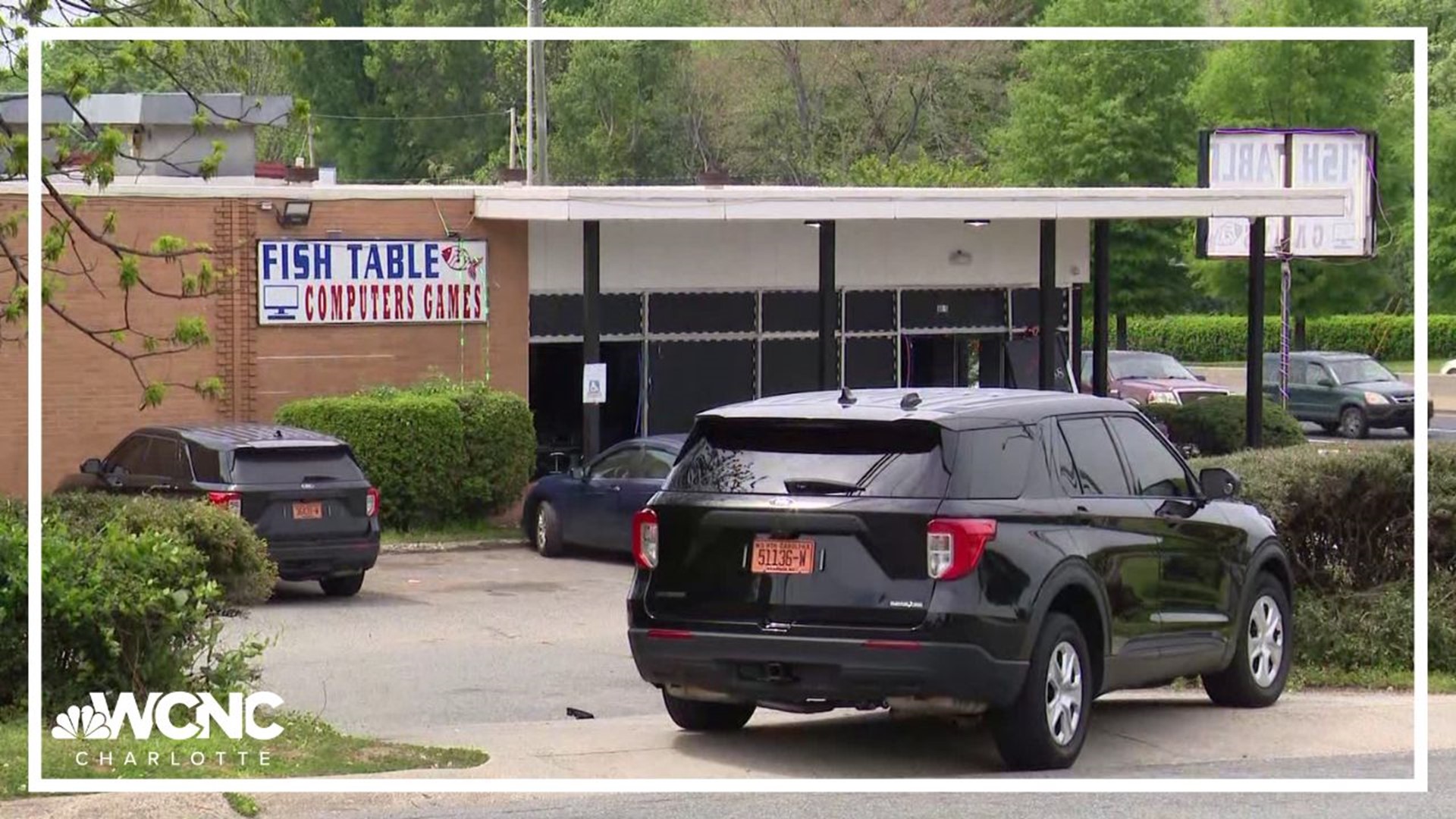 Multiple law enforcement agencies raided a number of "skill arcades" in the Charlotte area.
