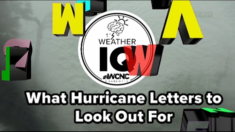 Hurricane Season: The letters to look out for