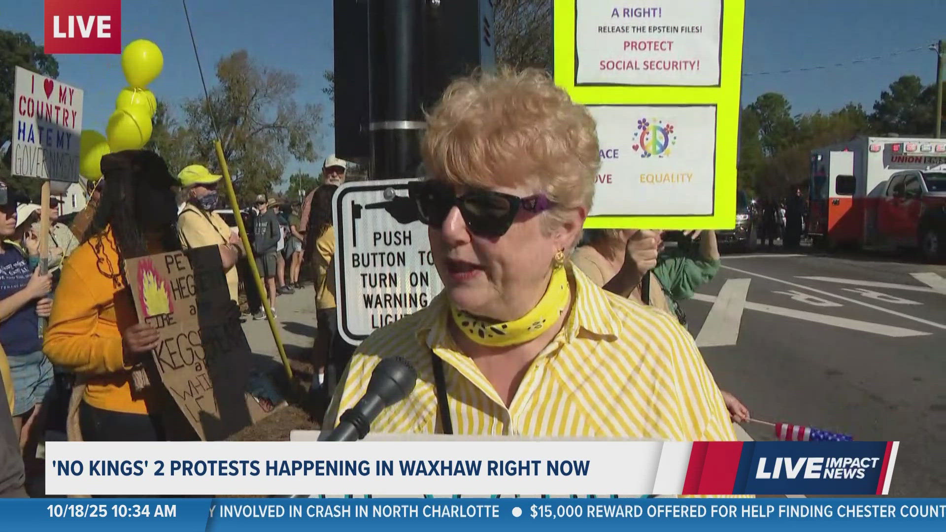 No Kings protests in Charlotte, Atlanta, S.C. and across the U.S., part ...