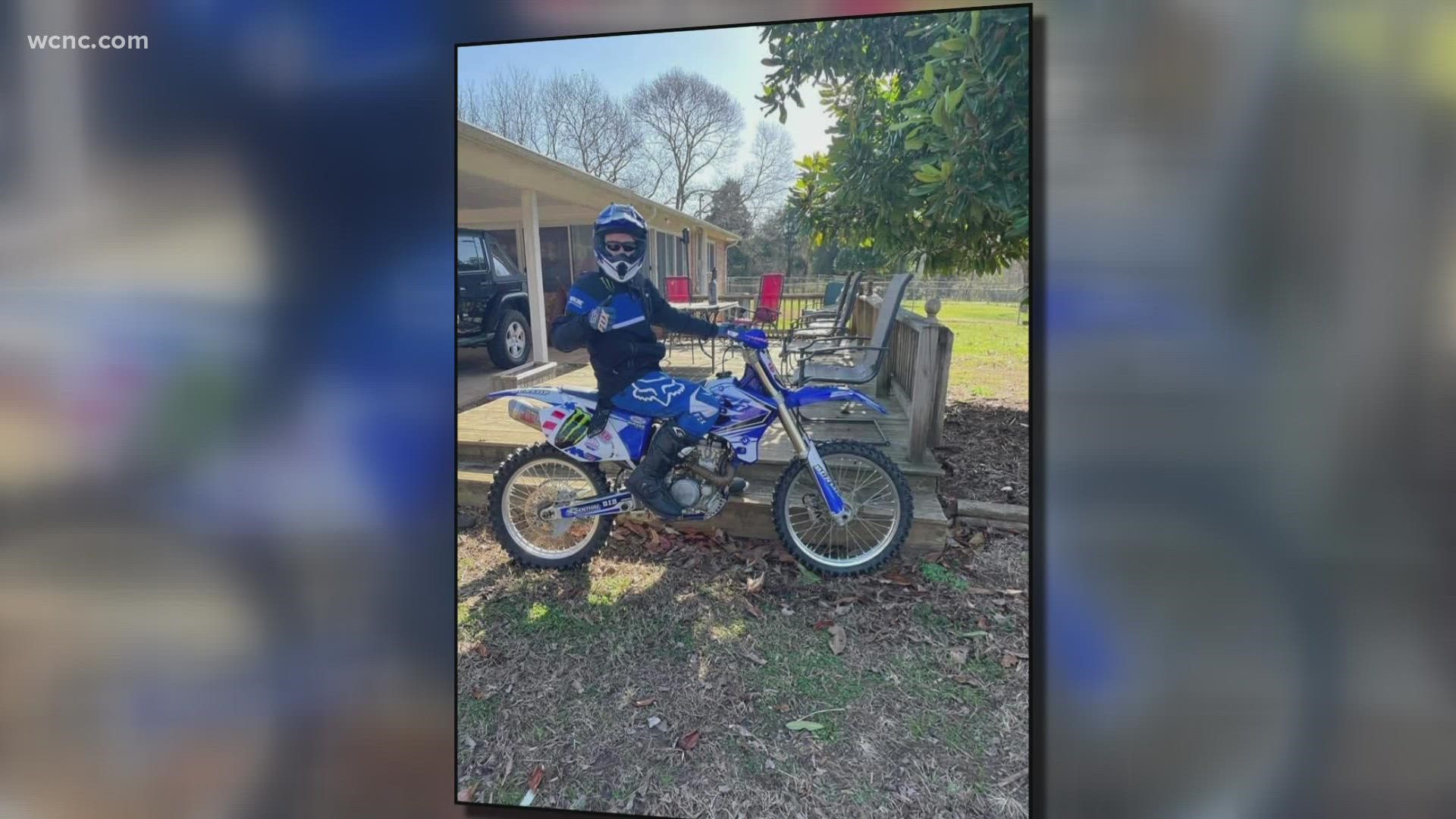 Talon Dyson, 11, died after a dirt-bike accident Sunday. He's the son of Iredell County Sheriff's Office Lieutenant Amy Dyson.