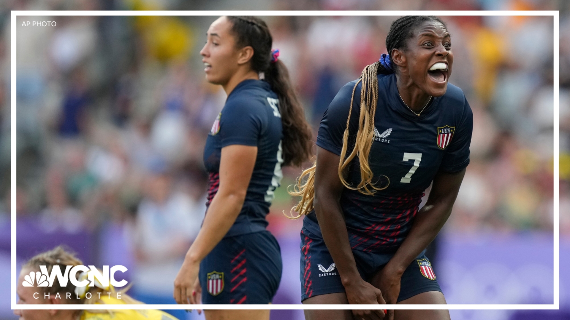 The U.S. women's rugby sevens team, co-captained by Charlotte's own Naya Tapper, earned the country's first Olympic medal on Wednesday.