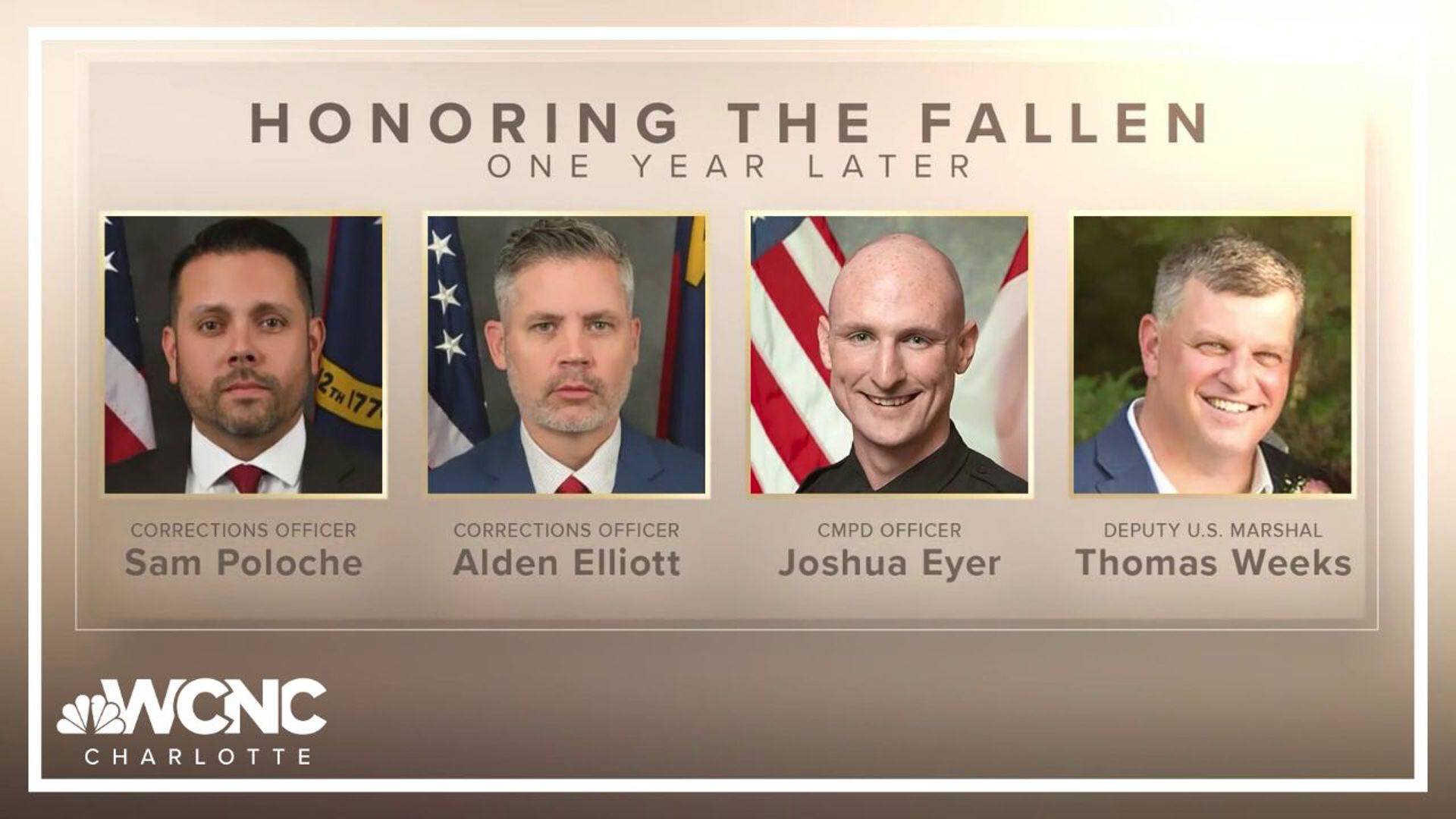 Tuesday, April 29, marked one year since four law enforcement officers were killed while serving a warrant in east Charlotte.