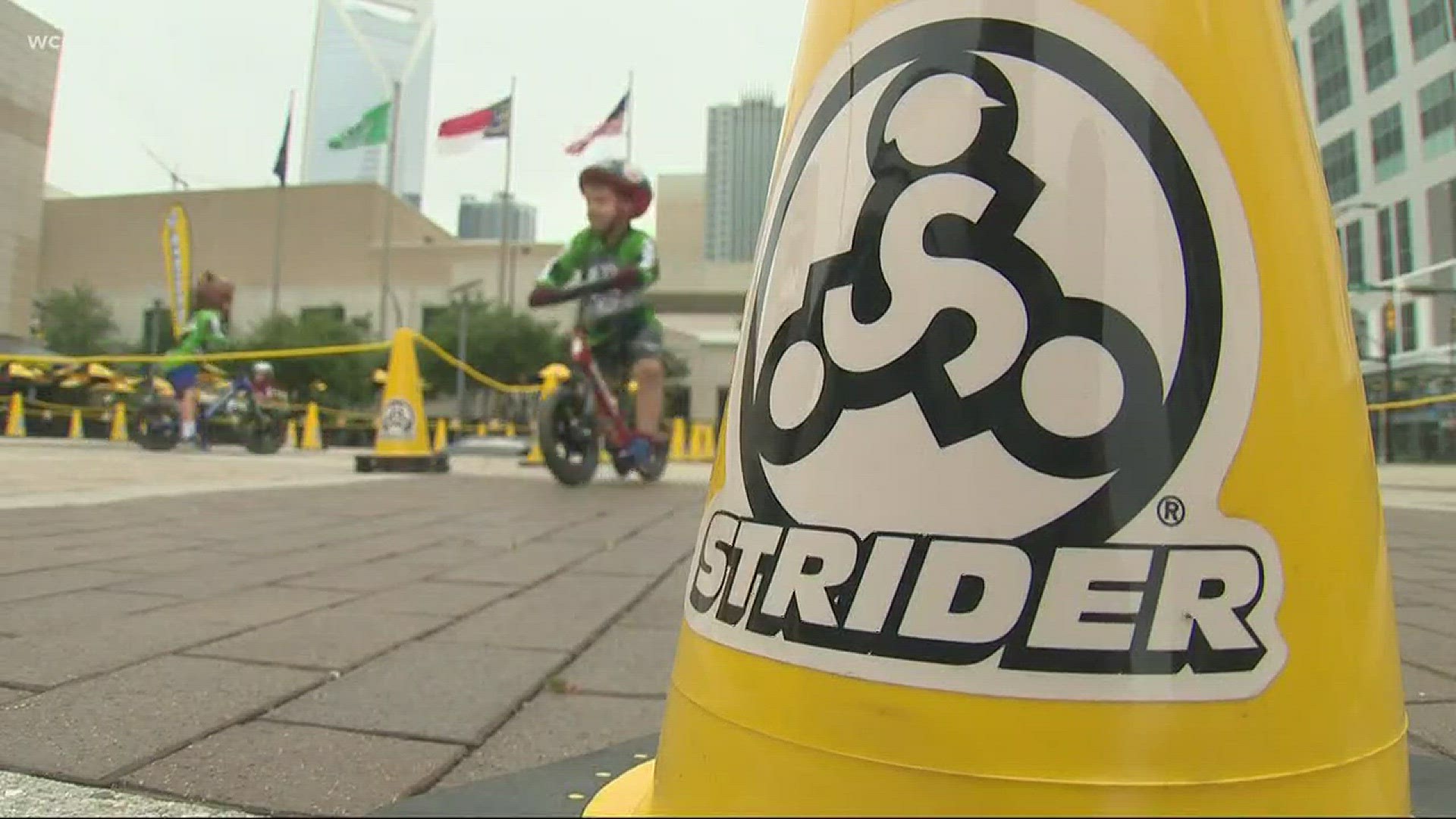 Kiddos, start your engines! The NASCAR Hall of Fame is hosting its annual "strider" race this weekend in uptown.