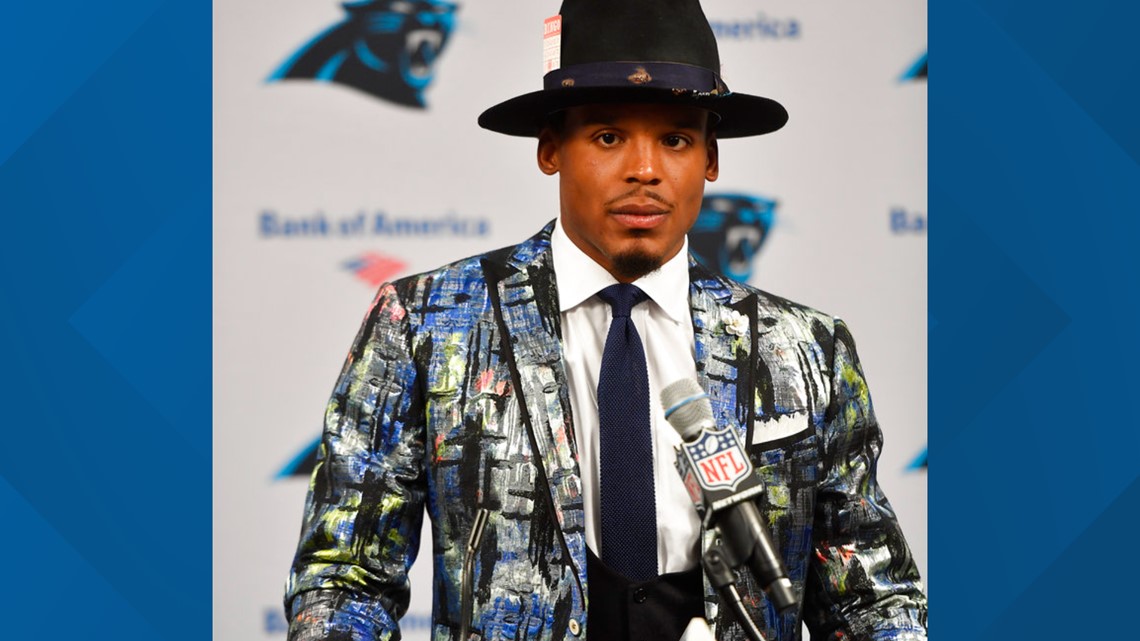 cam newton hat sunday