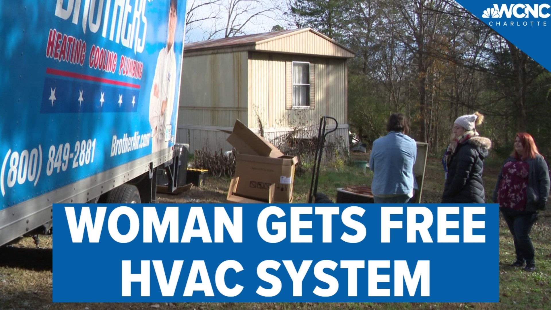 US Air Force widow gets new HVAC unit from Brothers Heating