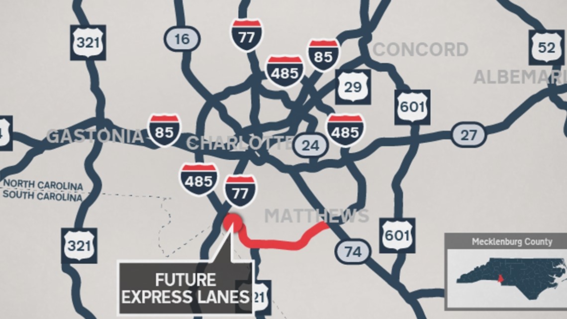 I-485 express lanes delayed until 2025 | wcnc.com