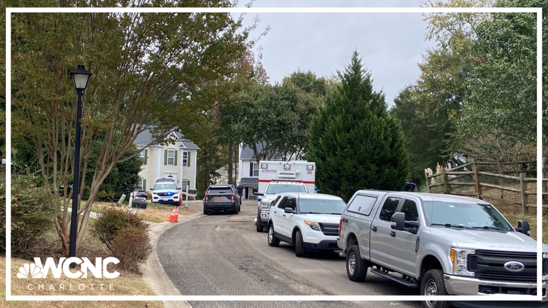 The bomb squad was called out to a home on Pine Mountain Road near Mount Holly-Huntersville Road.