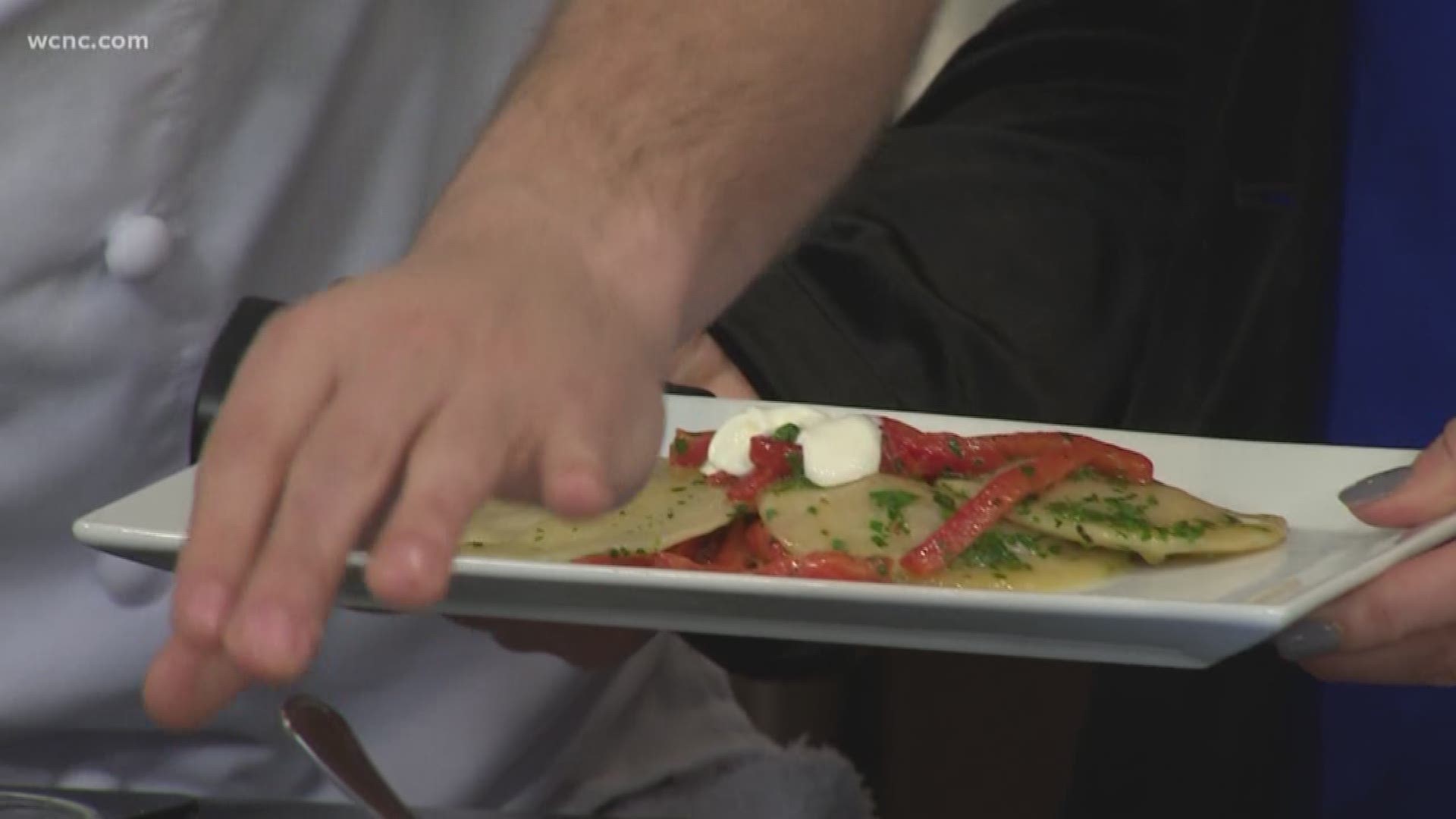 Chorizo and Goat Cheese Pirohi