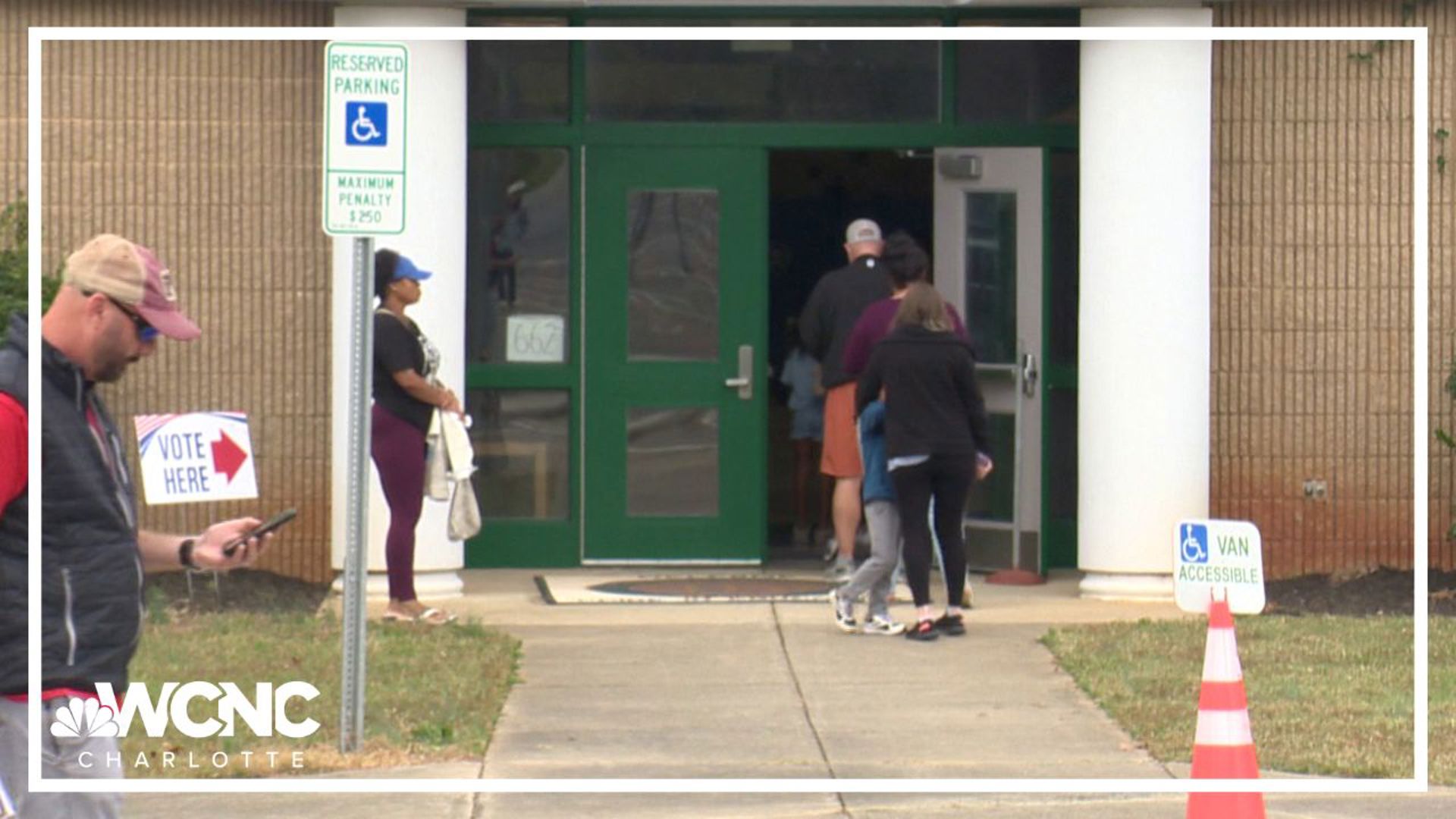 People across the Carolinas are out voting. North Carolina polling sites close at 7:30 p.m. on Election Day statewide.