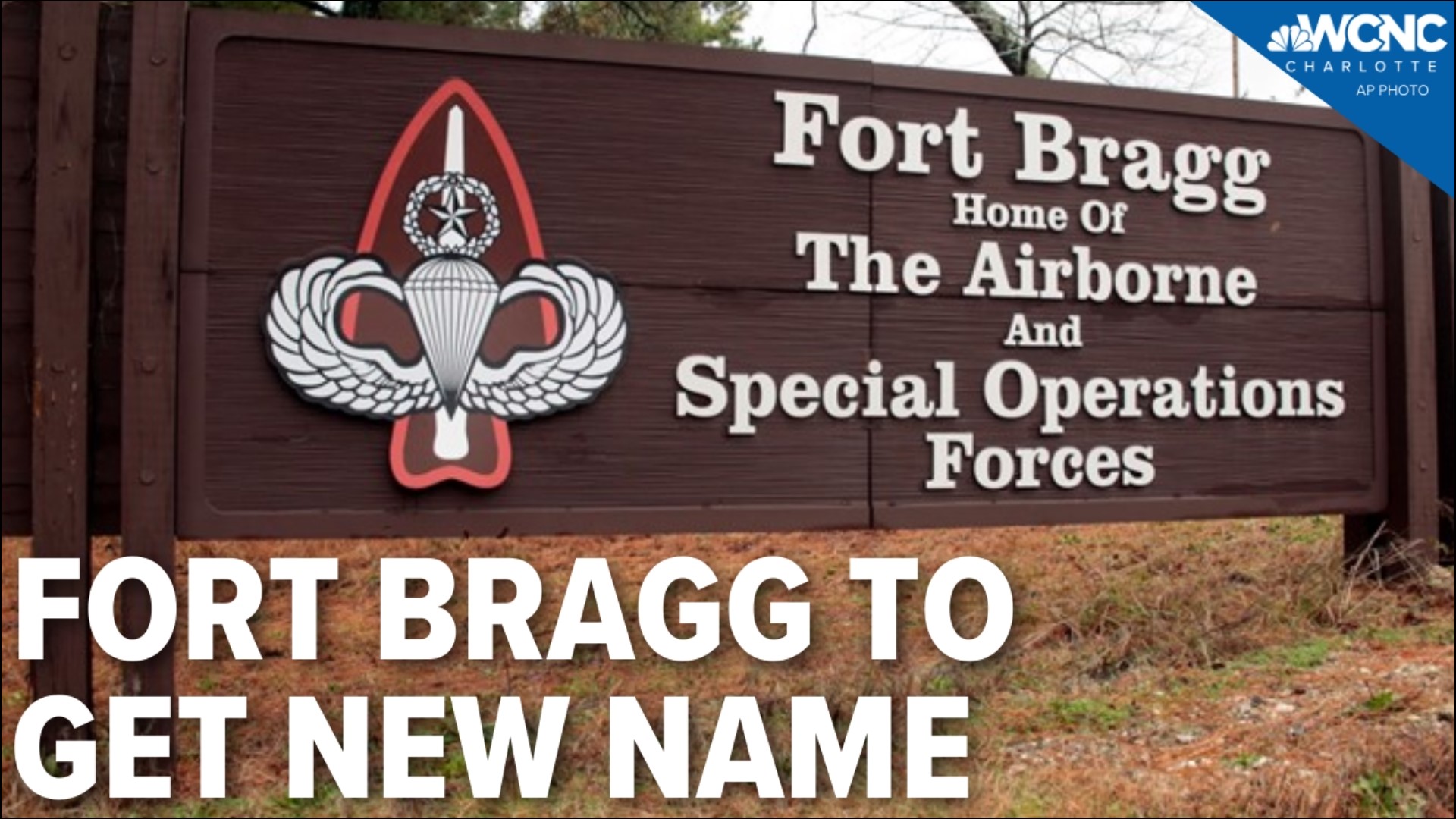 Fort Bragg, currently named after Confederate General Braxton Bragg, will be renamed to commemorate the American value of liberty.