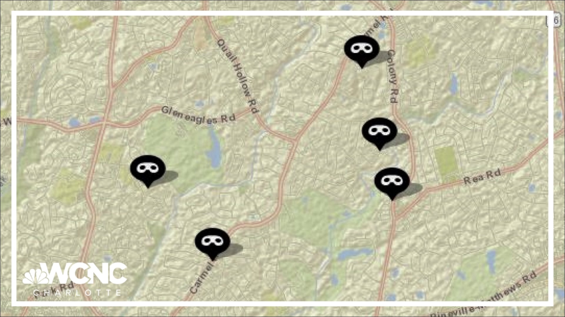 Over the weekend, a string of reported burglaries hit south Charlotte around the Carmel and Montibello neighborhoods.