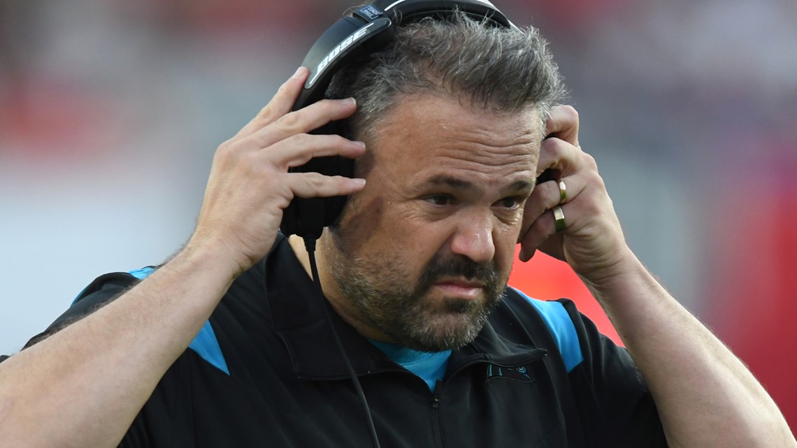 Panthers coach Matt Rhule takes clear stance on fights with Patriots