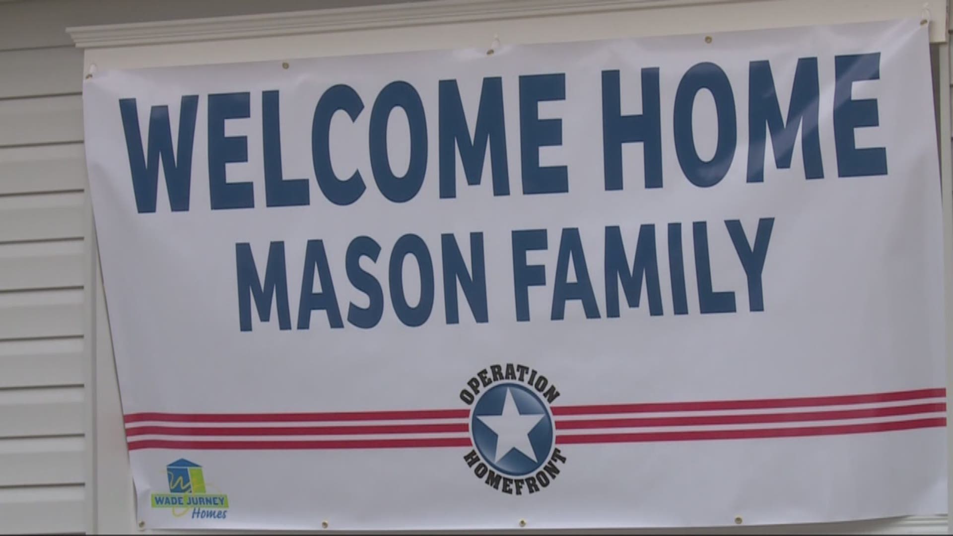 A U.S. Army veteran and his family received the keys to their new home on Friday.