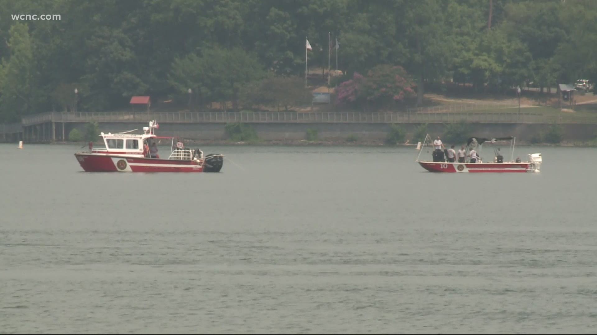 Lexi Wilson has the latest on the search from the North Carolina side of the lake.