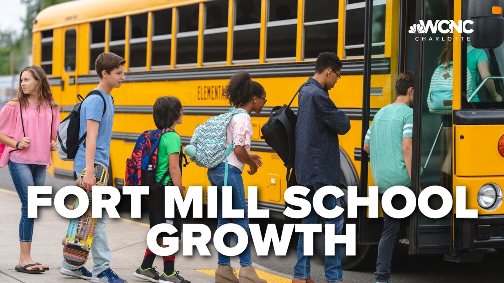 Fort mills schools are moving some students away from their neighborhood school because many are overcrowded.
