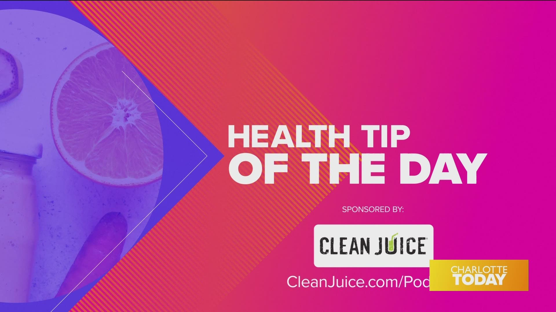 Clean Juice presents today’s health tip to manage anxiety naturally.