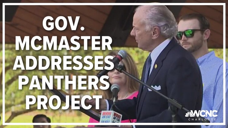 Gov. McMaster wants Panthers project to continue: 'Let’s get the job done'