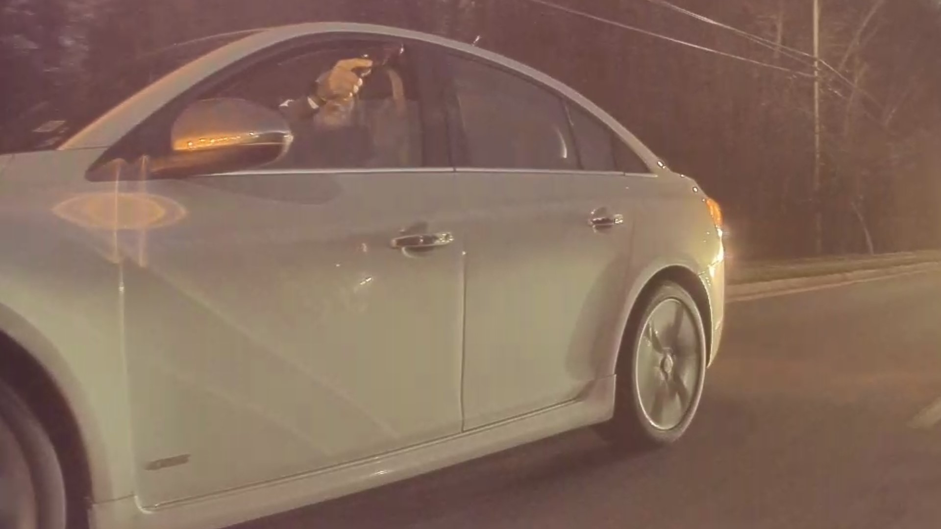 A driver waves a gun at a family during an incident of extreme road rage in Charlotte.