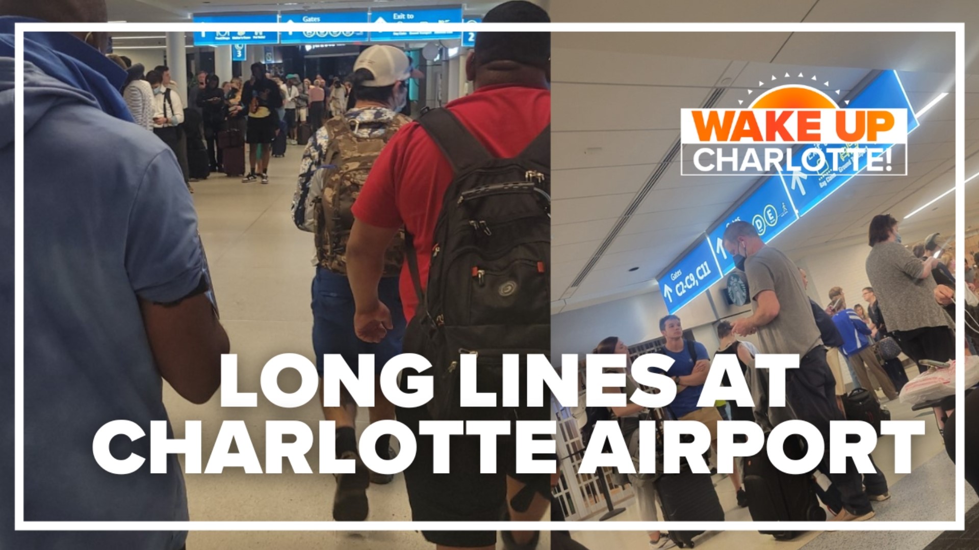 A viewer sent us a photo showing how jammed-packed the airport was, this comes after hundreds of delays and more than 200 cancellations Thursday.