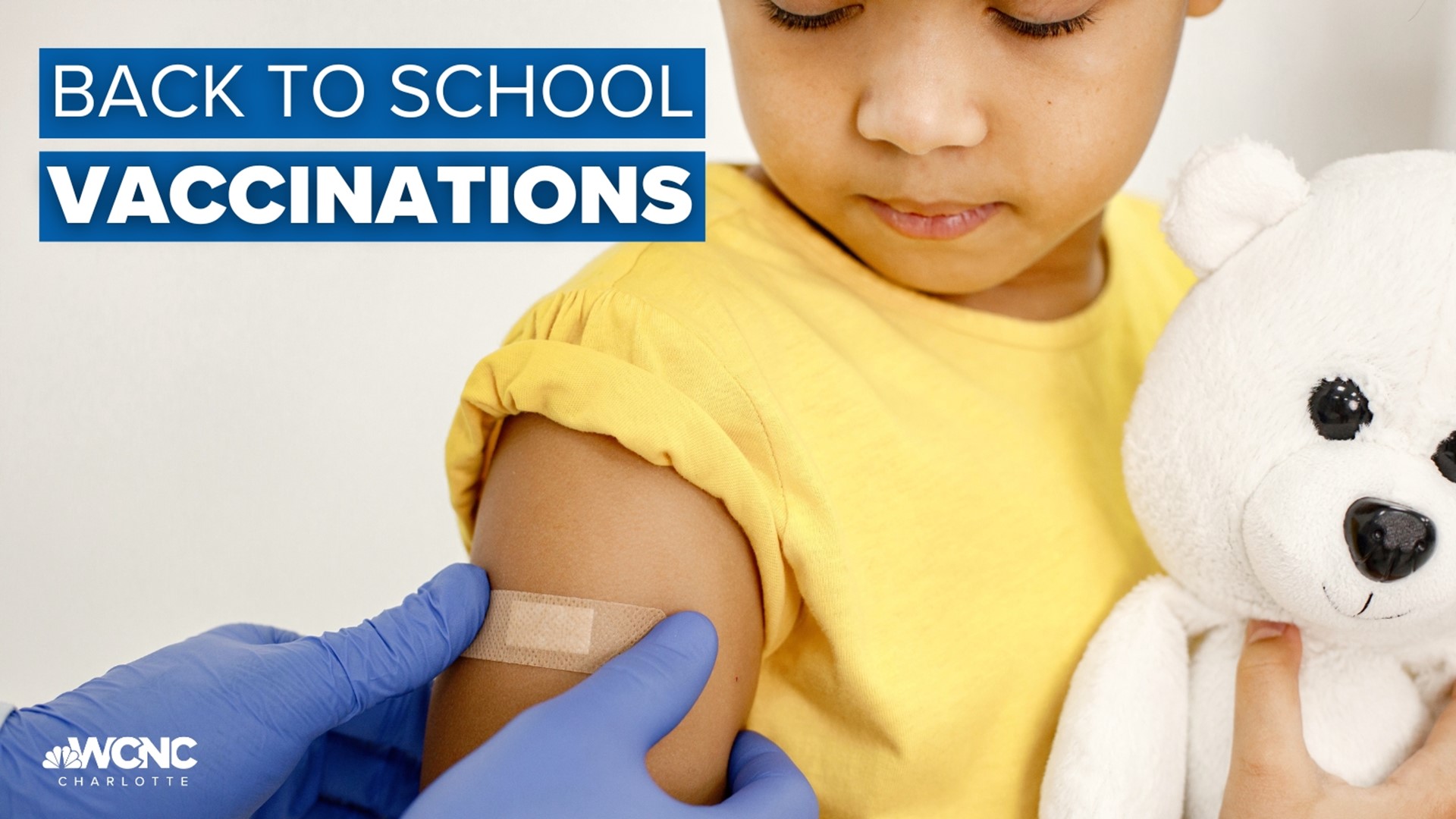 The start of the school year is nearly here and it's time to get your child vaccinated, health officials advise.