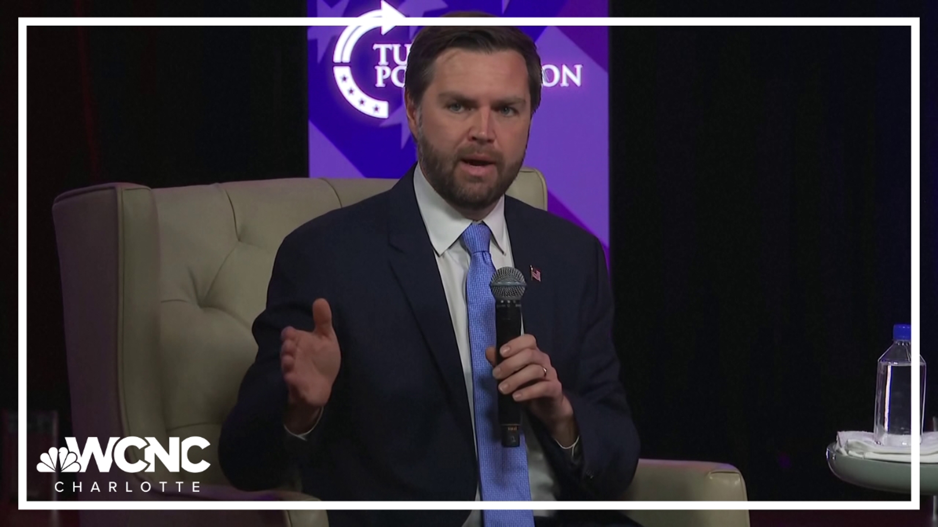 Republican Vice Presidential candidate JD Vance participated in a town hall at High Point University Thursday.