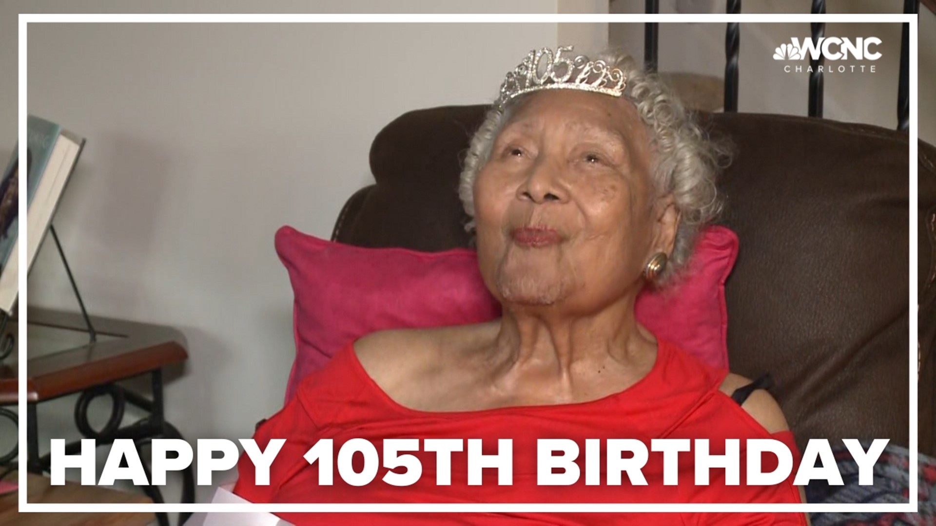 Ms. Gussie grew up on a farm in South Carolina and celebrated her 105th birthday Wednesday with her family in Huntersville.