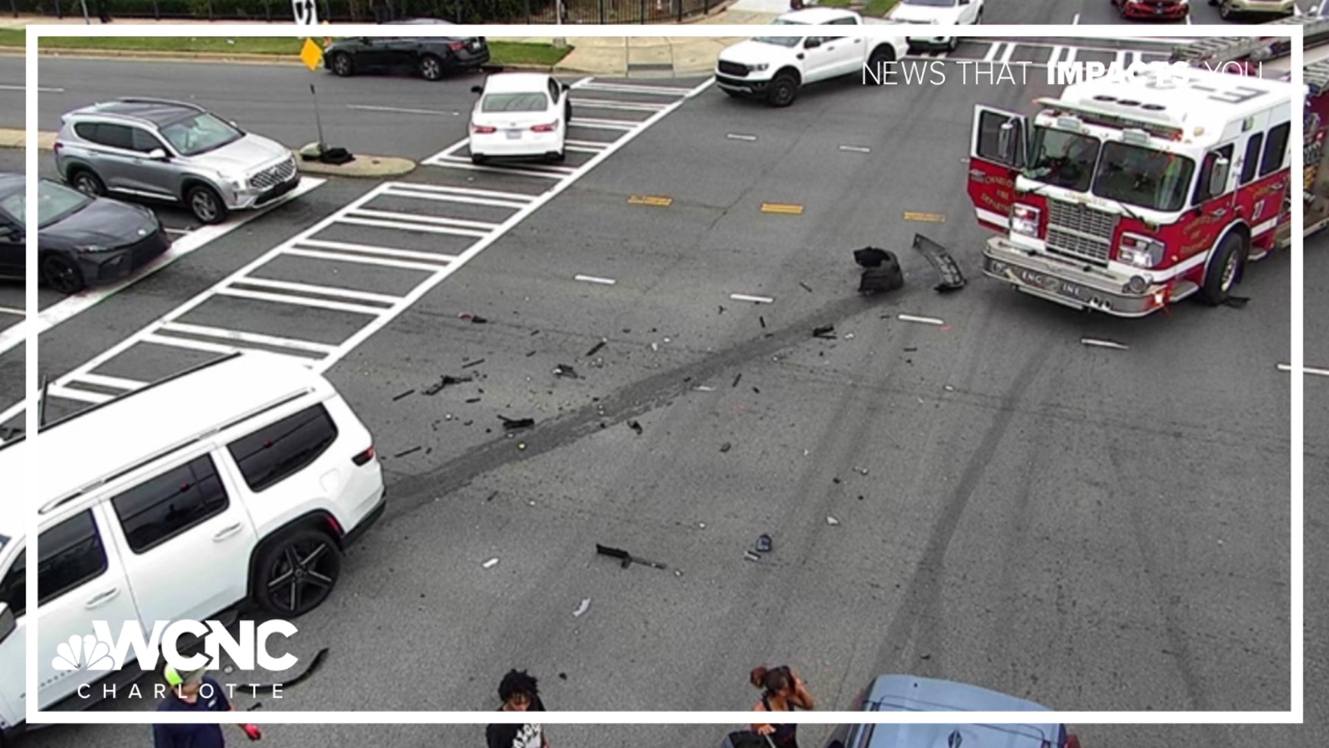 Seven injured in University City car crash in Charlotte | wcnc.com